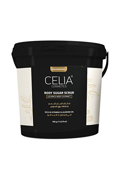 Celia سيليا مقشر سكر للجسم زيتي بخلاصة عرق السوس