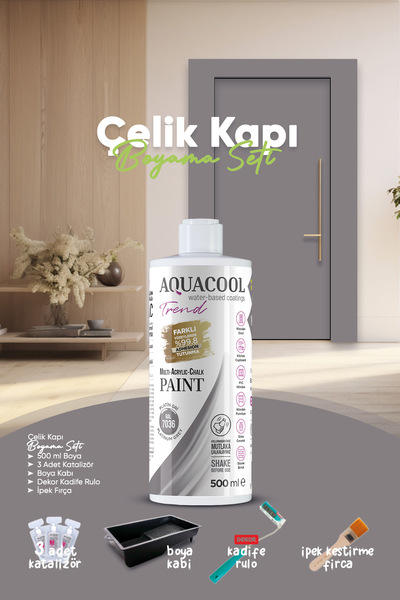 Aquacool Trend Çelik Kapı Boyama Seti