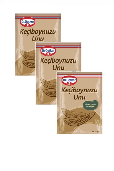Dr. Oetker Keçiboynuzu Unu 100 gr. x 3 Adet