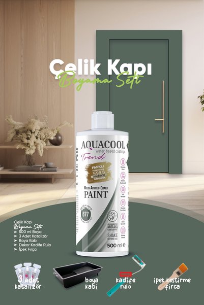 Aquacool Trend Çelik Kapı Boyama Seti