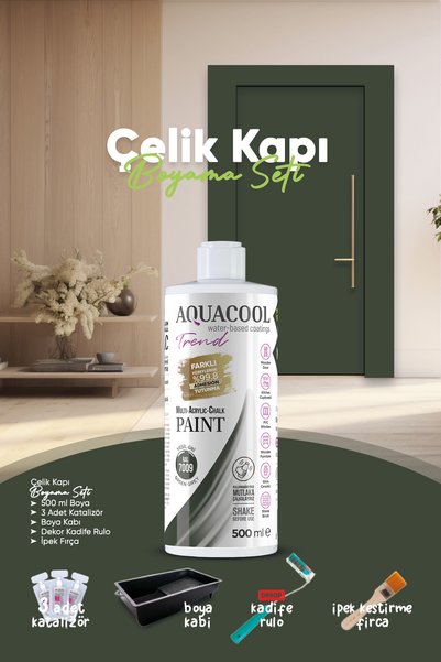 Aquacool Trend Çelik Kapı Boyama Seti