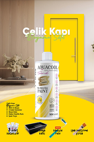 Aquacool Trend Çelik Kapı Boyama Seti