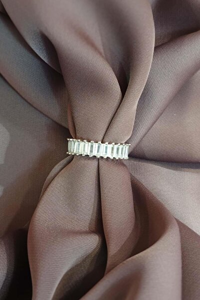 Eswomes خاتم باجيت من الفولاذ قابل للتعديل باللون الفضي