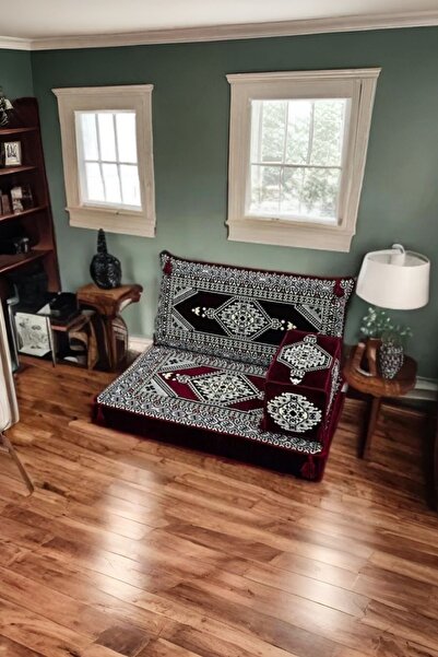 mdhomecarpet Şark Köşesi Minder Takımı | Yer , Sırt Minderi, Etnik Desen, Sal...