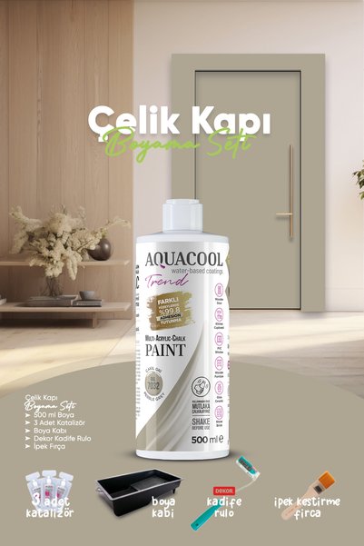 Aquacool Trend Çelik Kapı Boyama Seti