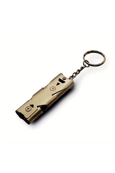 Choice سلسلة مفاتيح ذهبية من الفولاذ المقاوم للصدأ ذات أنبوب مزدوج لإنقاذ الح...