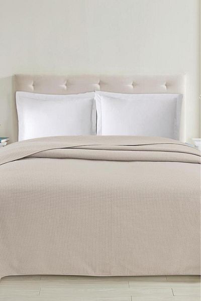 Çeyiz Diyarı Jülide Double Single Pike 200X220 cm Beige