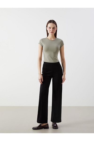 LC Waikiki Crop pentru femei cu gât rotund (S5)