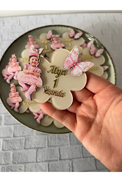 Magnet 15 adet Papatya doğum günü magneti