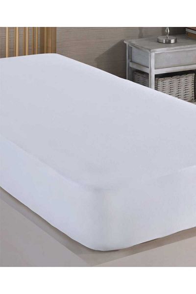 Clasy Elastic Liquid Proof 100*200 Single Mattress -S.G-Ftd-Alez-100X200 Towel Type White