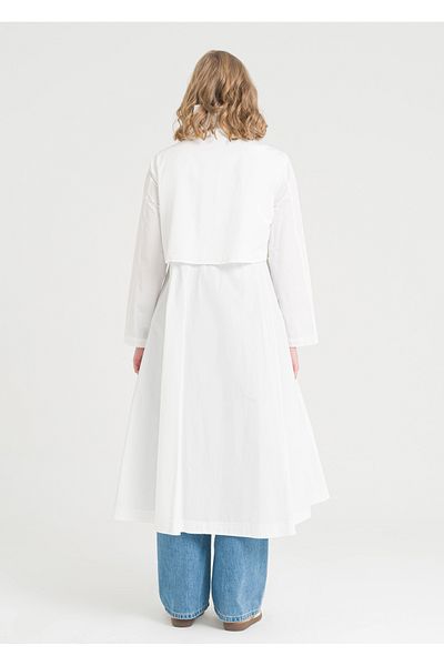 Armağan Gathered Waist Trench Coat
