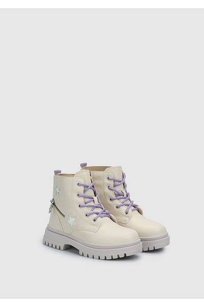 Kiddo Cream Girl's Boots