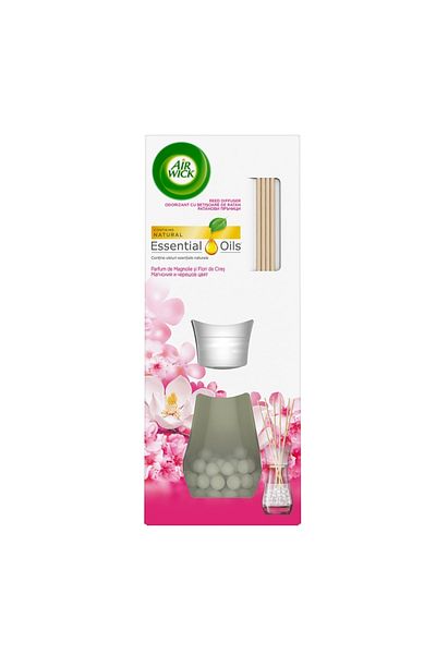 Air Wick Reed Diffusers Magnolia and Cherry Blossom Room Air Freshener, 25 ml