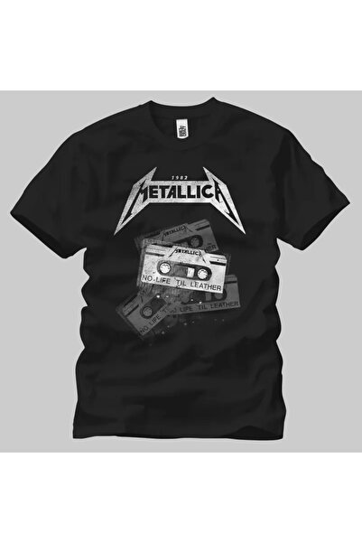 Built By Crazy Μπλουζάκι Unisex Metallica No Life Til Leather