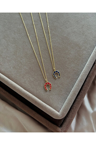 sirius jewelry 925 Ayar Gümüş Şans Nalı Kolye