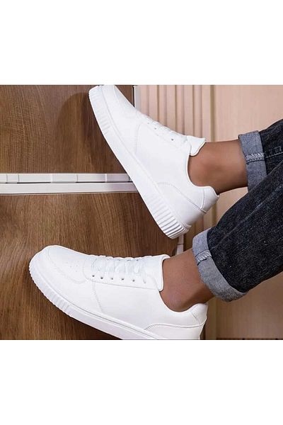 KING SEZAR Casual ανδρικά μαύρα λευκά αθλητικά παπούτσια με κορδόνια Άνετα δικτυωτά αθλητικά παπούτσια περπατήματος που αναπνέουν