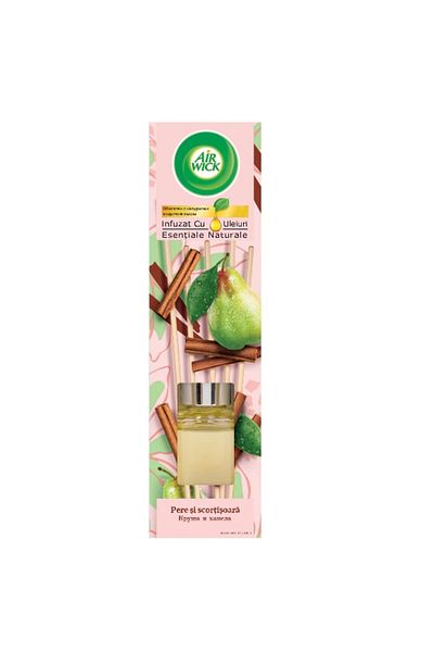 Air Wick Room Air Freshener With Scented Sticks, Pear And Cinnamon, 40ml