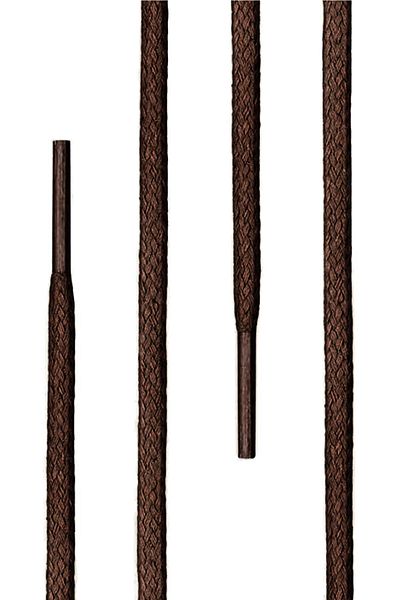 hapshoe 130 cm 4 mm Brown Round 1 Pair Shoelaces