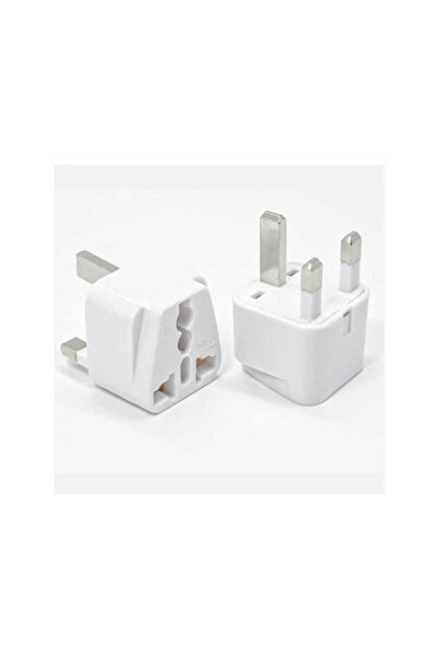 Derwell 3 Pinli Üniversal İngiliz Fiş Çevirici Priz Dönüştürücü Adaptör Amerika Avrupa Asya Çin Avusturalya