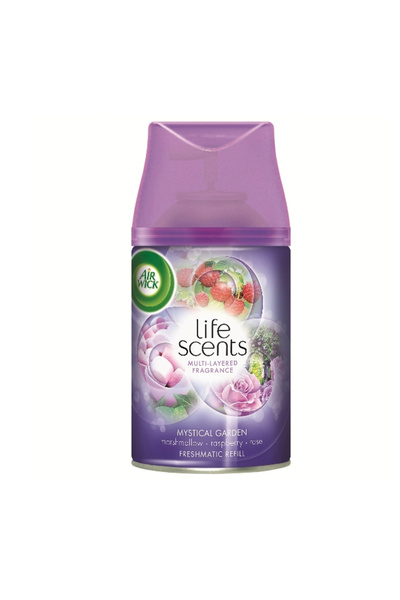 Air Wick Rezerva Spray Freshmatic Mystical Garden, Pachet Duo, 2x250 ml