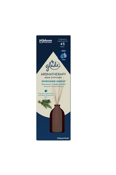 Glade Aroma Reeds Refreshing Energy Room Air Freshener, Rosemary and Juniper, 80ml