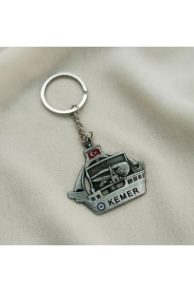 Hd Marketim Ship Keychain Metal Moon Star Bag Car Wallet Ornament Belt Written