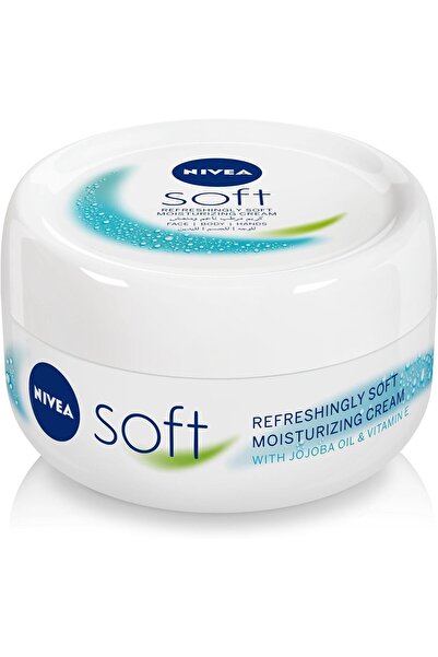 PLAZA كريم مرطب من نيفيا، منعش ناعم للوجه والجسم واليدين، سريع الامتصاص، برطمان 3 × 200 مل