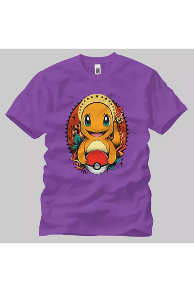 Built By Crazy Футболка Pokemon Charmander Fire Ball Unisex