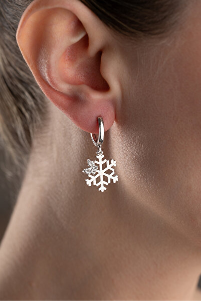 Silvano Jewelry 925 Ayar Gümüş Kartanesi Küpe