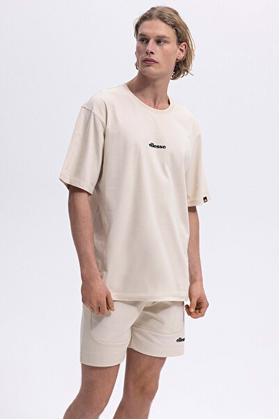 Ellesse Ανδρικό μπλουζάκι μπλουζάκι με λογότυπο 100% βαμβακερό κανονική εφαρμογή EM391