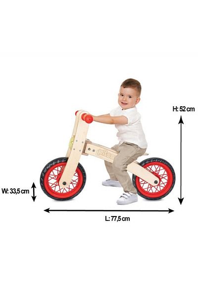 Scooter Montessori Style Wooden Balance Bike |   2+ Years |   77.5X52 cm