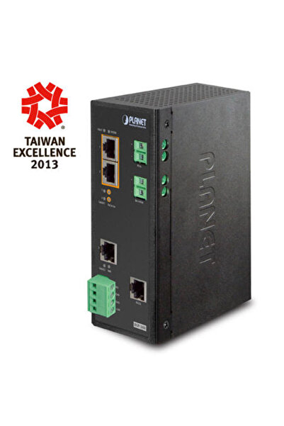 Planet PL-BSP-300 3 Port Gigabit PoE+ 30.8W Güneş Enerjili Endüstriyel PoE Switch