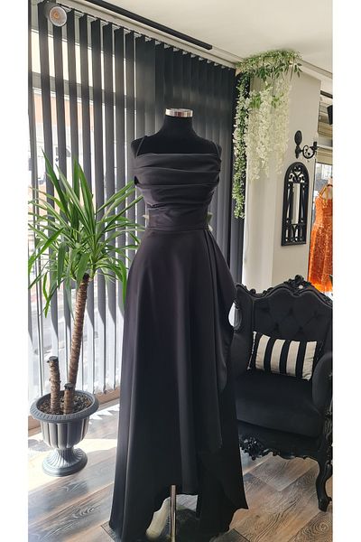 makbuleofficial Straples Fitted,Satin,Side Slit Homecoming Dress