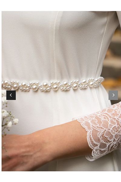 SmY Bag Design Belt Pearls Standard 70 cm Plus 25 cm Extension Chain