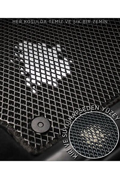 COLONY Hyundai İ20 2020-2025 Hücreli Premium Eva Paspas Seti Tam Set Paspas Takımı