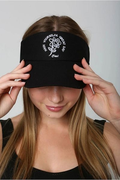 FRESCO SCARFS Unisex Tennis Visor - Βαμβακερό γείσο προστασίας από υπεριώδη ακτινοβολία, ρυθμιζόμενο καπέλο πλάτης Velcro