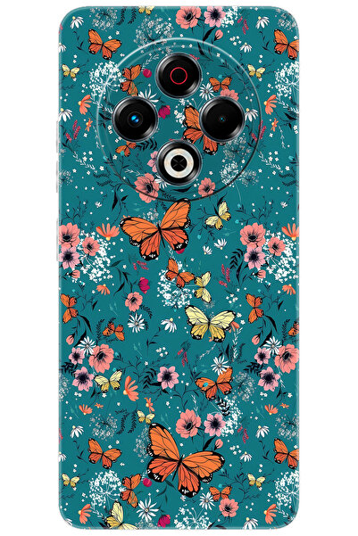 TECNO Spark 30 (KL6) Uyumlu Kılıf Desen Baskılı Silikon Kelebek STK:680 CP-YBeENHU