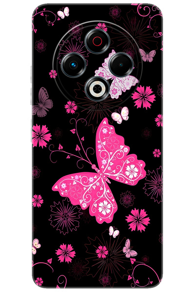 TECNO Spark 30 (KL6) Uyumlu Kılıf Desen Baskılı Silikon Kelebekler STK:723 CP-7DIMmGB