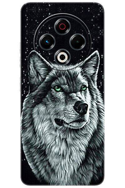 TECNO Spark 30 (KL6) Uyumlu Kılıf Desen Baskılı Silikon Kurt Baskılı STK:488 CP-95GSQYL