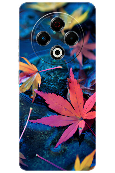 TECNO Spark 30 (KL6) Uyumlu Kılıf Desen Baskılı Silikon Yapraklar STK:702 CP-tzqVNr0