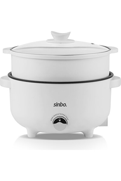 Simbo 3 Litre Çok Fonksiyonlu Buharlı Pişirici Güveç, Pilav, Çorba, Haşlama 7...