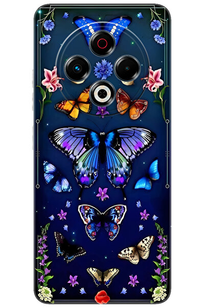 TECNO Spark 30 (KL6) Uyumlu Kılıf Desen Baskılı Silikon Kelebek STK:669 CP-WW...