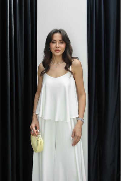 Havoş Ecru Strappy Blouse Pants Set