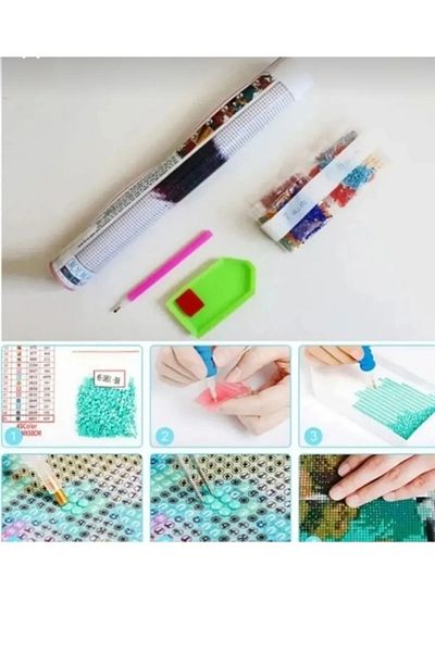 bilteknik Diamond Bead Painting Kit 30X40Cm