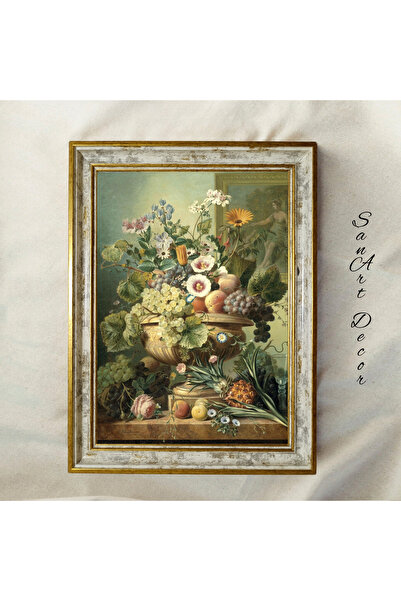 Sanart Pictură de epocă, pictură în ulei, pictură înrămată, decor artistic, p...