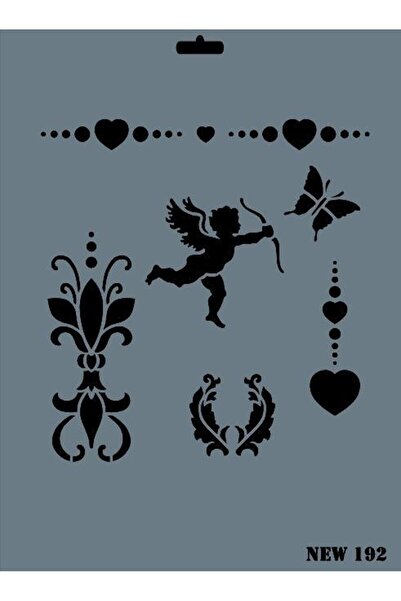 Mestore Rich New Series N-192 Stencil 35X25 cm - 9996670593298