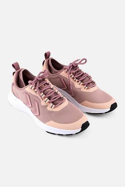 hummel Kids Girls Flow Fit Lace Up Outdoor Shoes, Peach