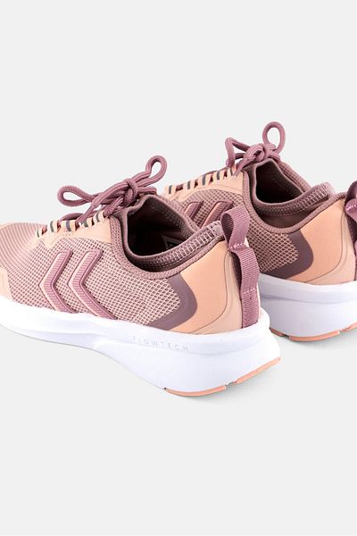 hummel Kids Girls Flow Fit Lace Up Outdoor Shoes, Peach