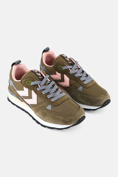 hummel Kids Boy Thor Lace Up Outdoor Shoes, Olive
