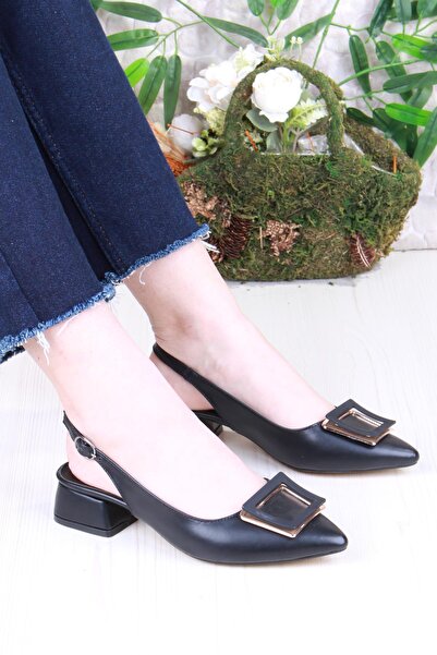 fort 090-30130 Otvorene nazad Sa detaljem kopče Ženske cipele sa niskom petom